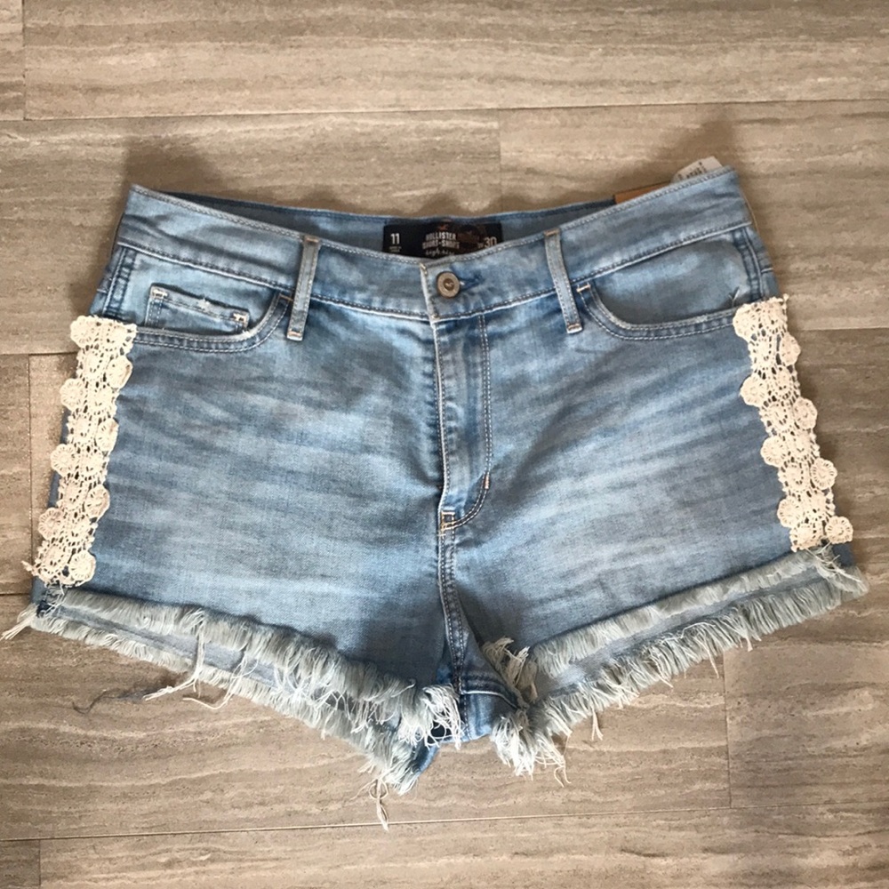 Hollister - highwaisted jeans shorts
